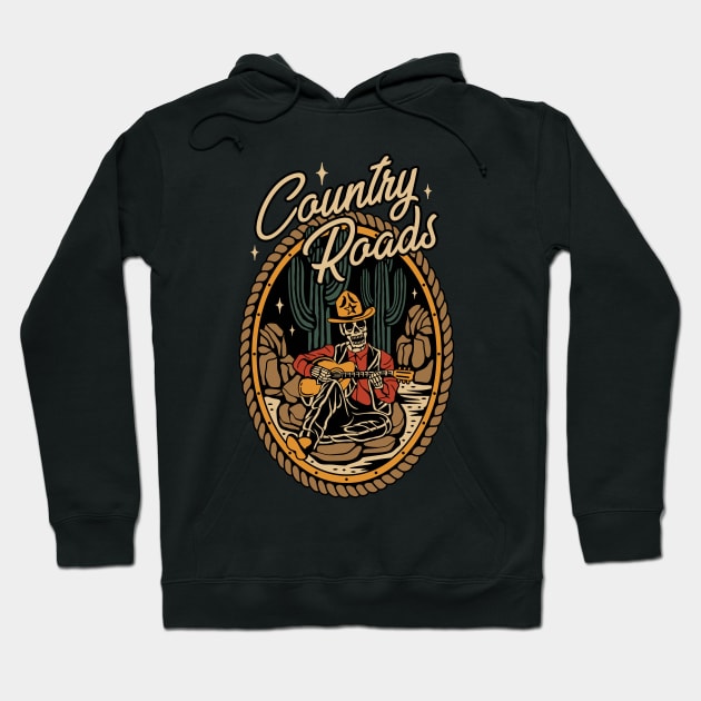 Country Roads Hoodie by Abrom Rose